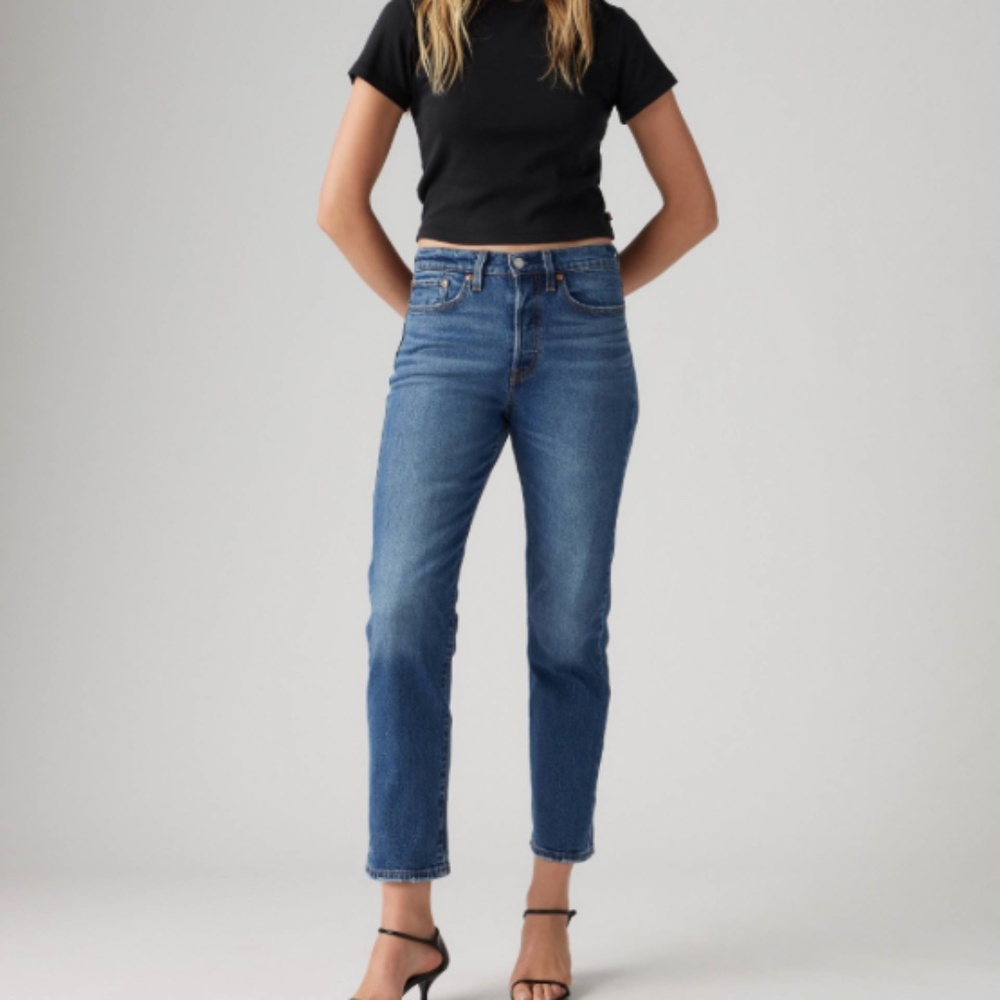 LEVI'S/"Wedgie Straight" Jeans